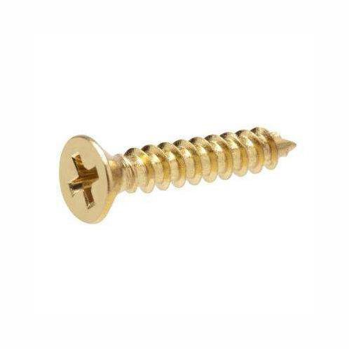 HighQuality Yellow Pozi Chipboard Screws 45 x 40mm for DIY Projects