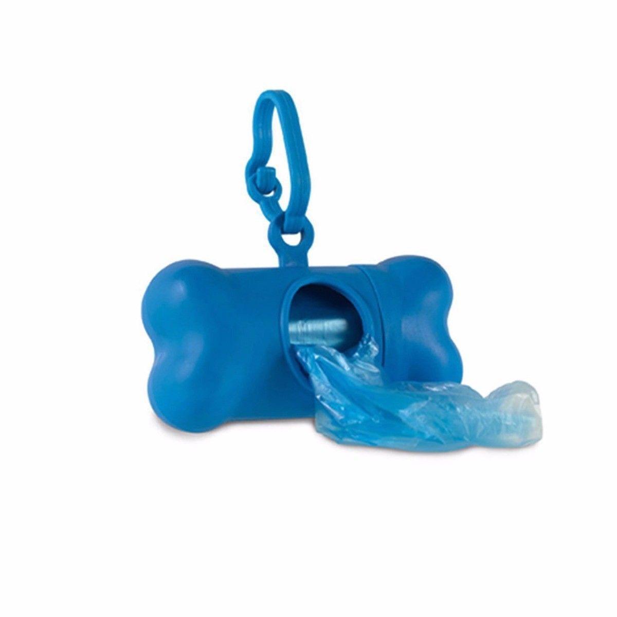 Portable Travel Dog Poop Bag Dispenser with Keychain Clip