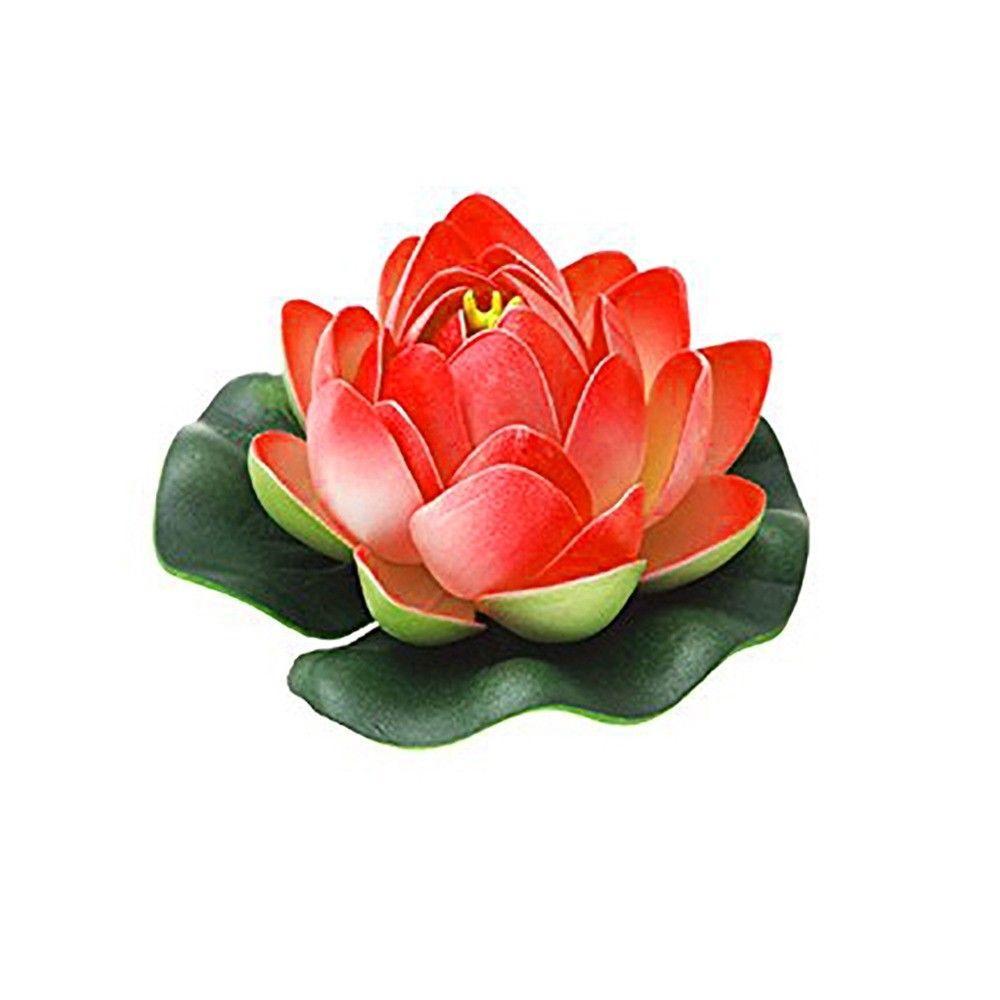 Colorful Aquarium Floating Lotus Flower Ornament