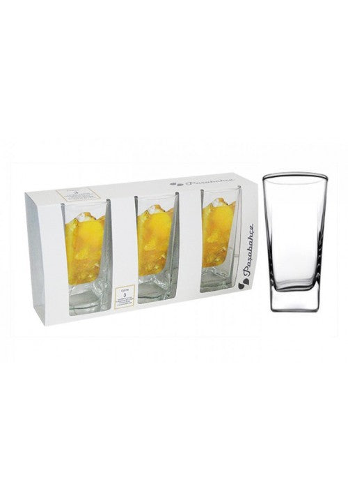 Elevate Your Drinkware Collection with PB CARRE Long Drinking Glasses 305ml Pack of 3
