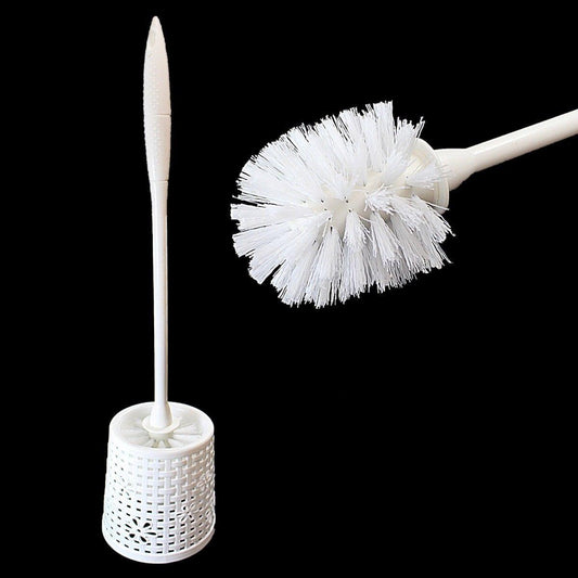 Compact Plastic Toilet Brush Holder for Stylish Bathrooms