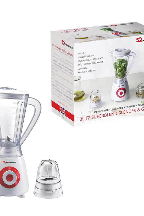 SQ Professional Blitz 600W Blender and Grinder Red