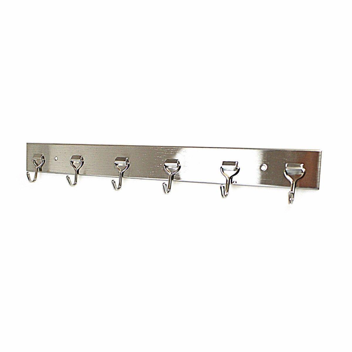 6Rack Hallway Coat Hooks Organizer Home Entryway Storage