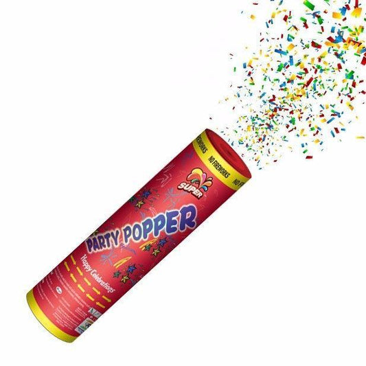 Colorful Happy Birthday Confetti Party Popper 28cm