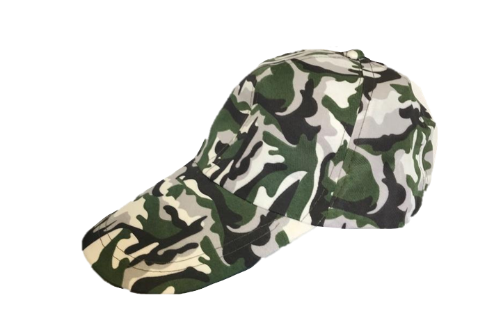 Camouflage Army Print Baseball Cap Assorted Colors