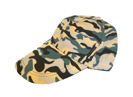 Camouflage Army Print Baseball Cap Assorted Colors