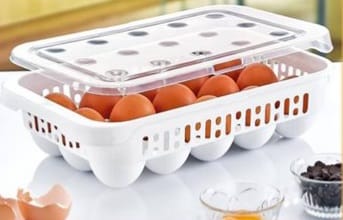 15Egg Storage Container With Secure Lid