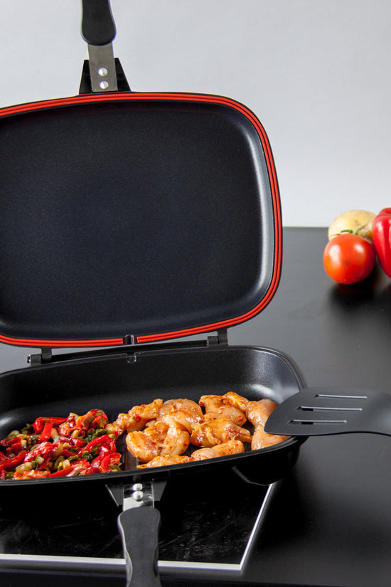 SQ Professional Nea Double Sided Magic Pan 32cm Nera Black