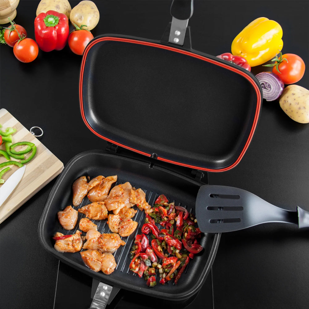 SQ Professional Nea Double Sided Magic Pan 32cm Nera Black