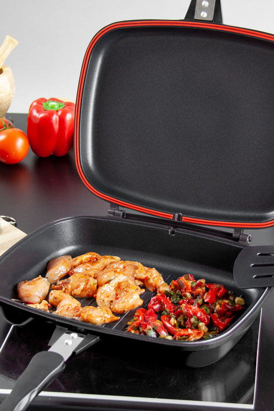 SQ Professional Nea Double Sided Magic Pan 32cm Nera Black