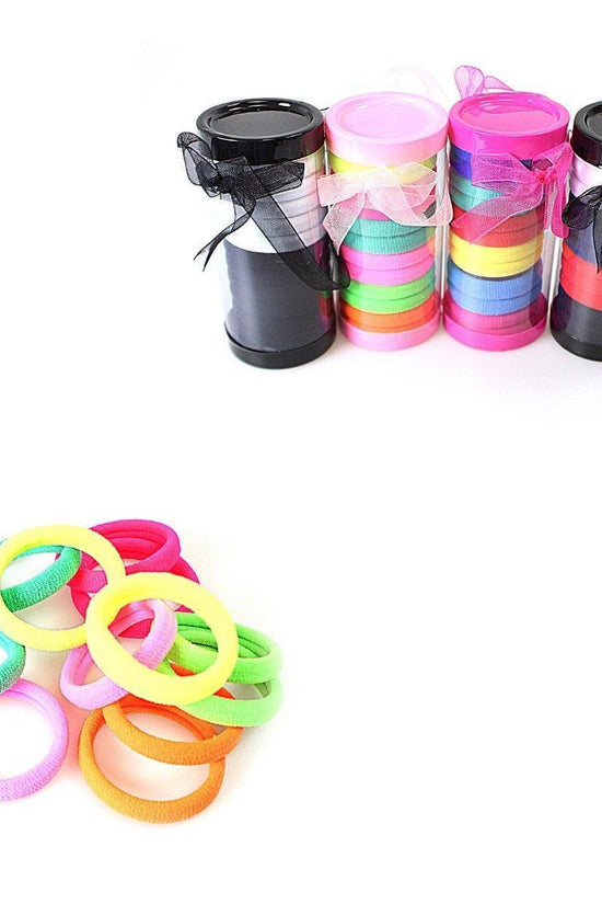 12Piece Assorted Hair Bands Set Hair Bobbles in Various Colors