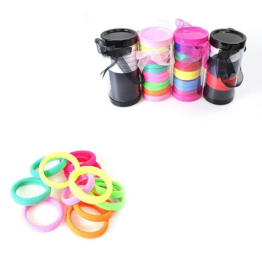 12Piece Assorted Hair Bands Set Hair Bobbles in Various Colors