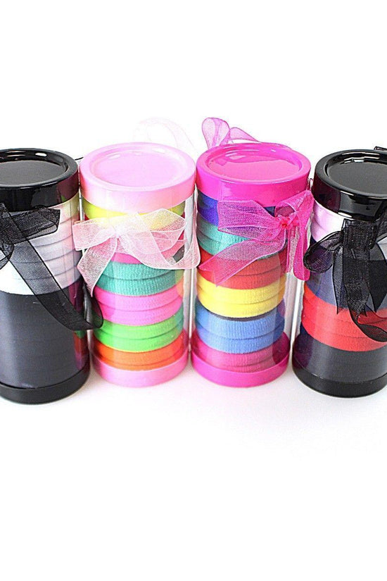 12Piece Assorted Hair Bands Set Hair Bobbles in Various Colors