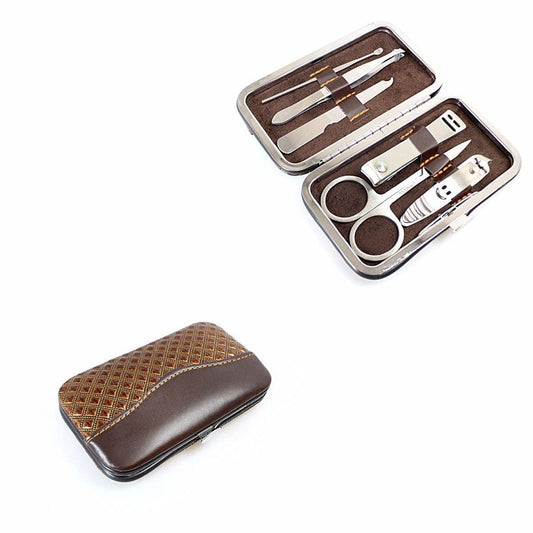 Designer Pocket Size Nail Care Pedicure Set in Stainless Steel