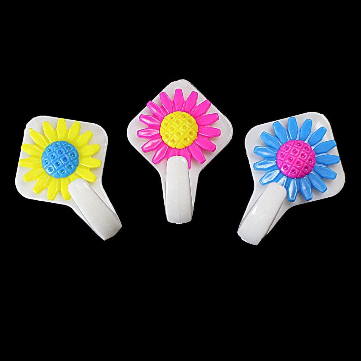 Vibrant Floral Hooks Trio Pack of 3