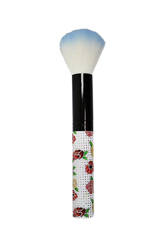 Floral Handle Makeup Powder Brush Assorted Designs