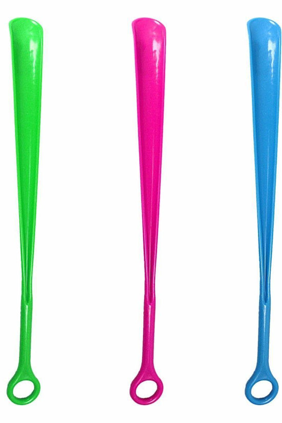Durable Plastic Shoe Horn in Assorted Colors Easy Shoe Care 44cm