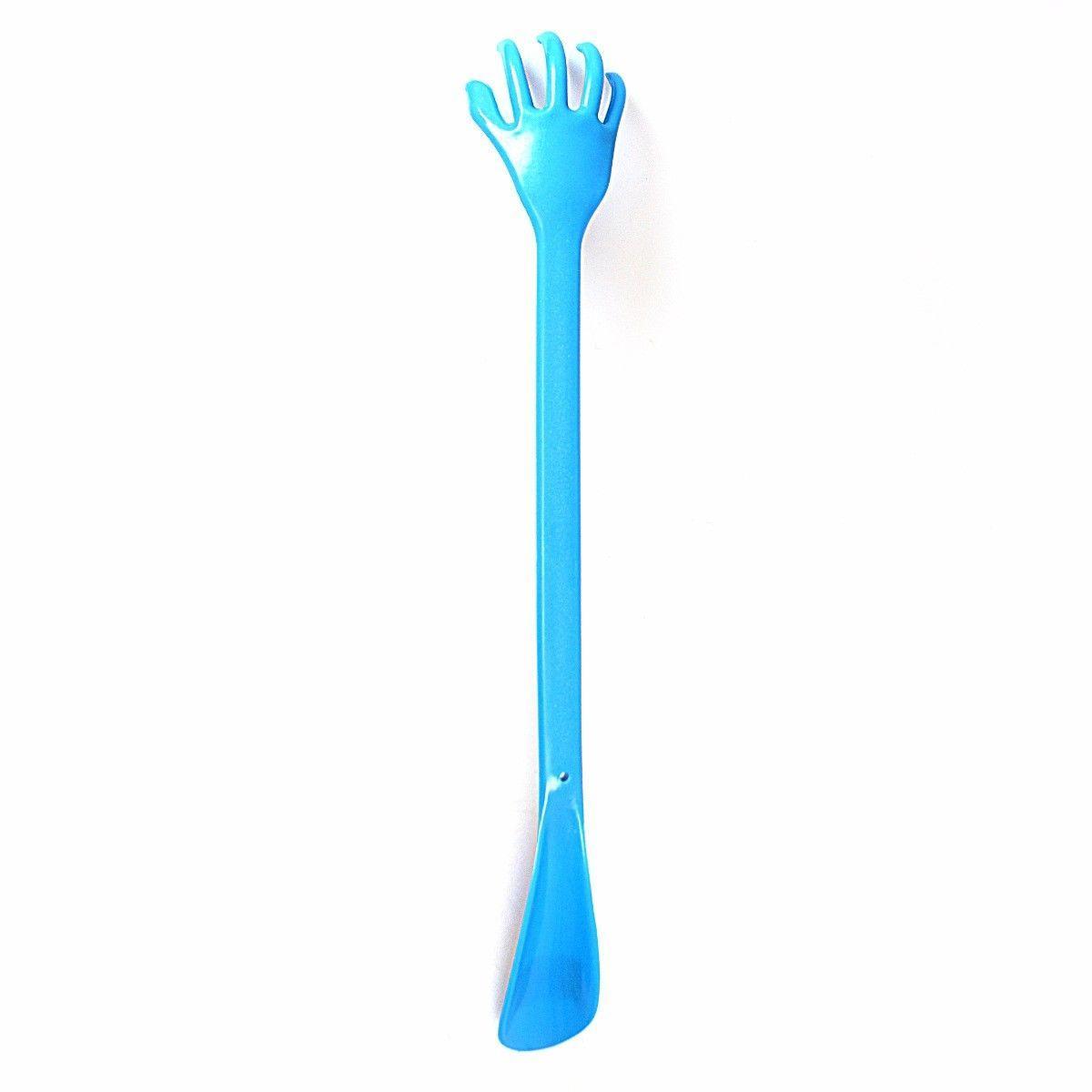 Convenient Plastic Shoe Horn and Back Scratcher 50cm Assorted Colors
