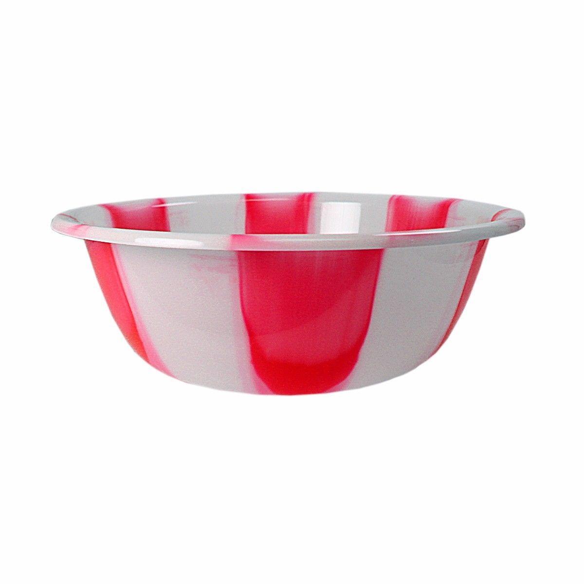 40 cm Extra Large Tie Dye Print Plastic Kitchen Bowls Vibrant Kitchen Decor