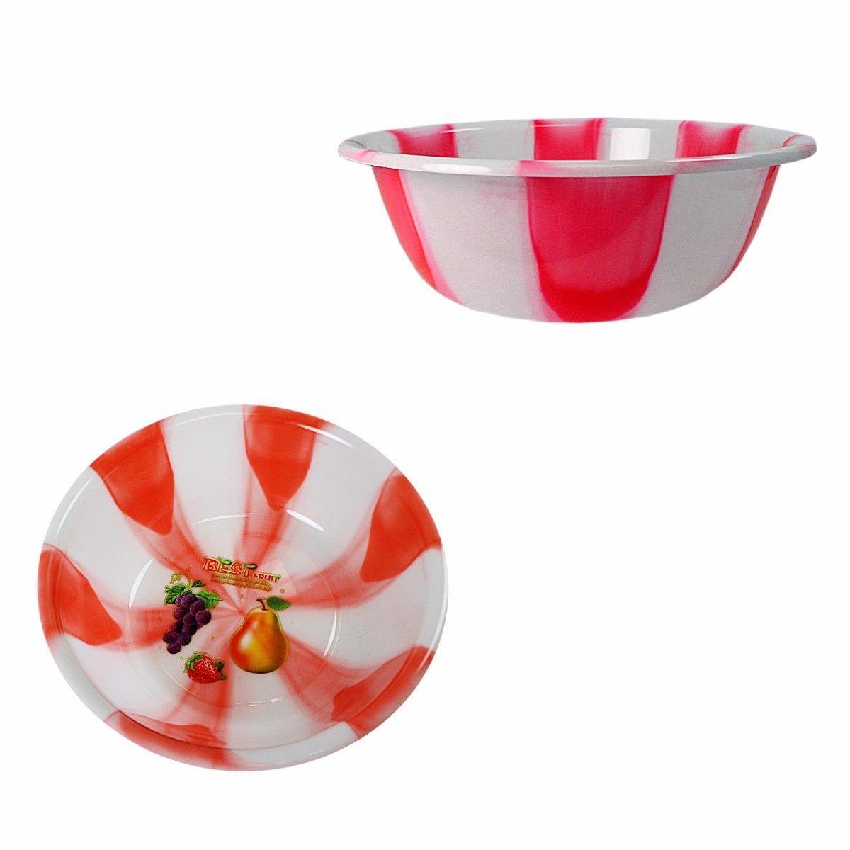 40 cm Extra Large Tie Dye Print Plastic Kitchen Bowls Vibrant Kitchen Decor