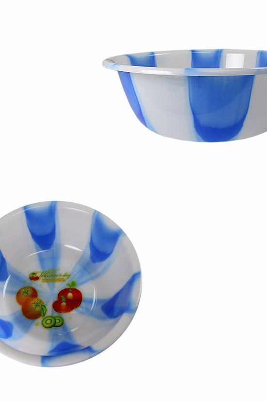 40 cm Extra Large Tie Dye Print Plastic Kitchen Bowls Vibrant Kitchen Decor