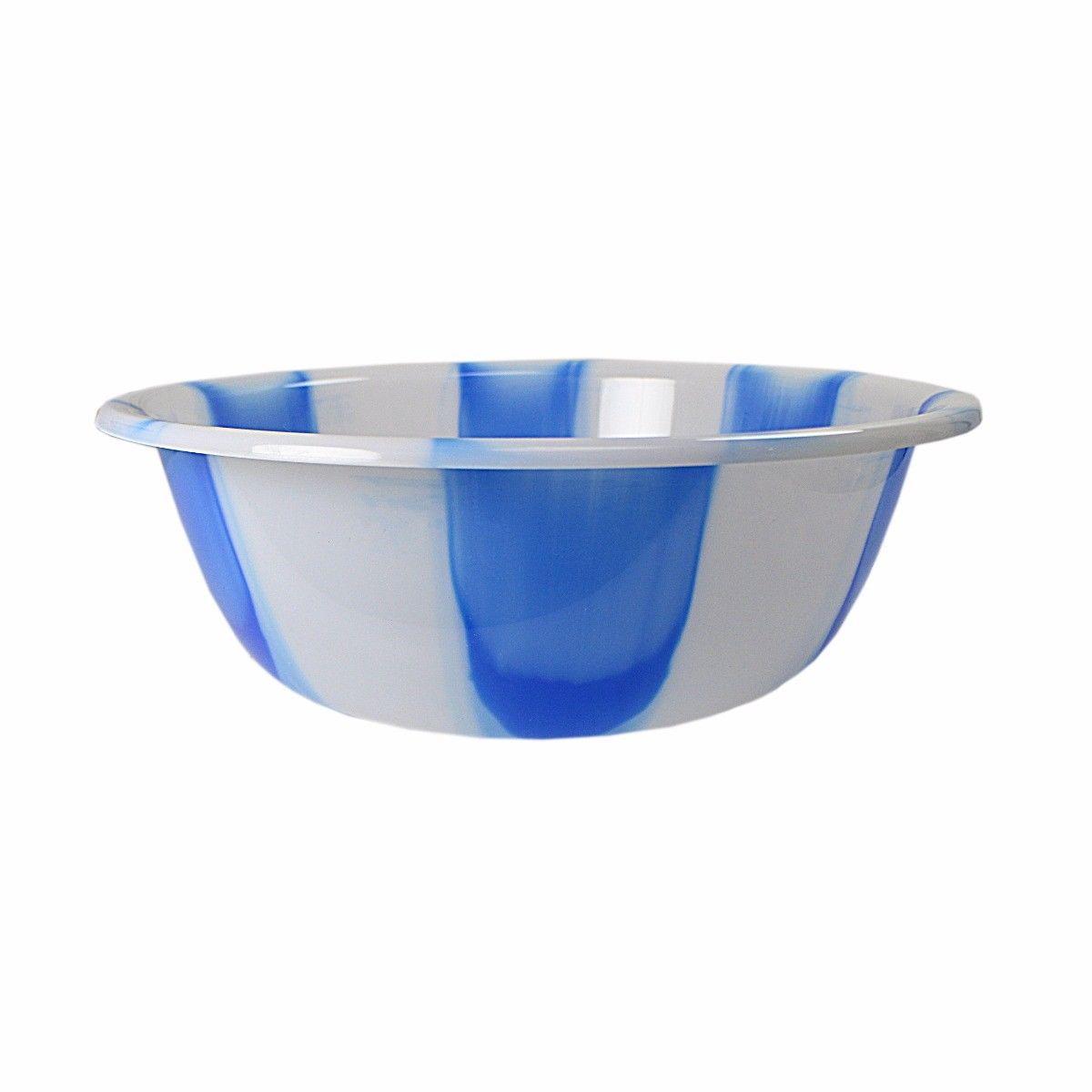 40 cm Extra Large Tie Dye Print Plastic Kitchen Bowls Vibrant Kitchen Decor