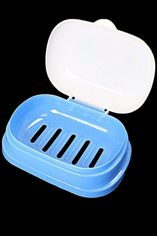 Chic Plastic Soap Box with Printed Design 10 x 5 cm
