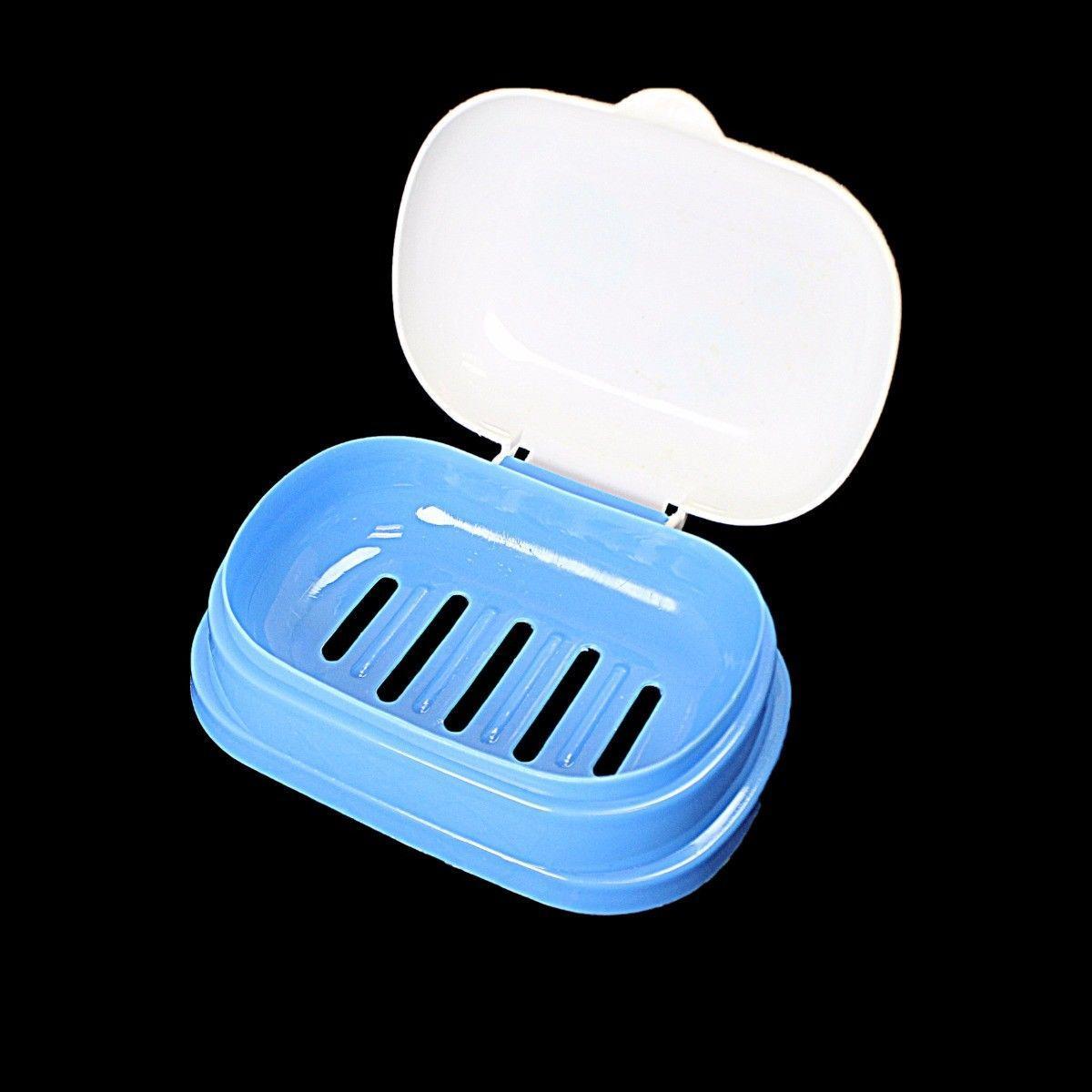 Chic Plastic Soap Box with Printed Design 10 x 5 cm