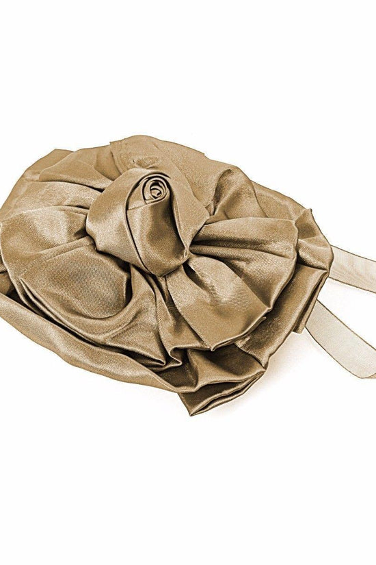 Elegant Satin Floral Magnetic Curtain Tieback