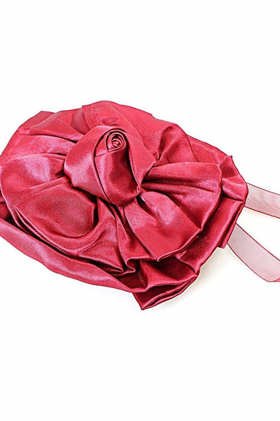 Elegant Satin Floral Magnetic Curtain Tieback