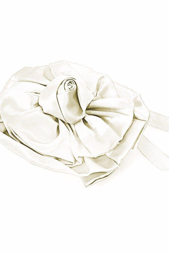 Elegant Satin Floral Magnetic Curtain Tieback