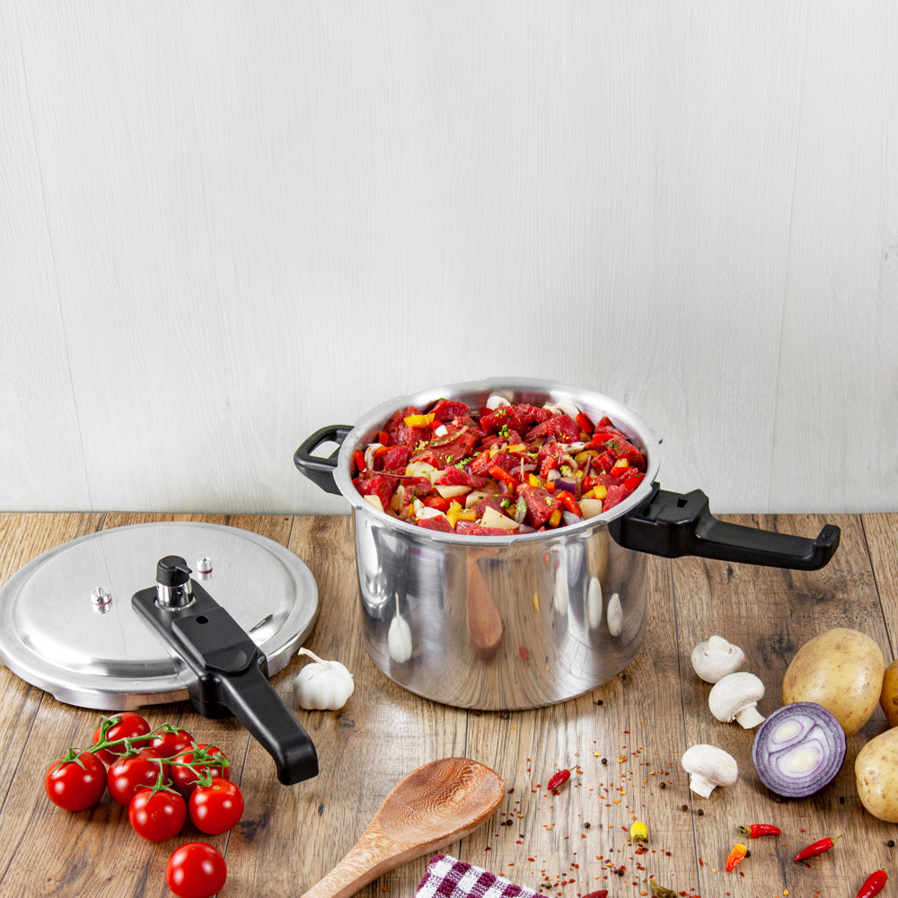 SQ Professional Aluminium Pressure Cooker 9L NonInduction Compatible