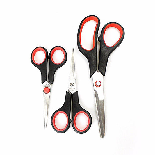 Premium Stainless Steel Scissors Set Pack of 3