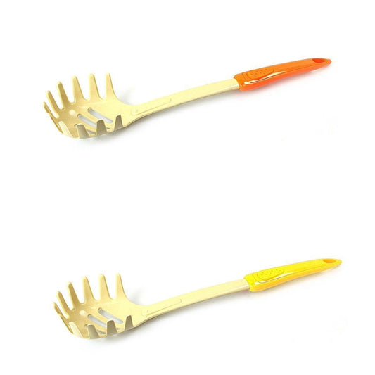 Durable Plastic Pasta Strainer Spoon Assorted Colors 30cm