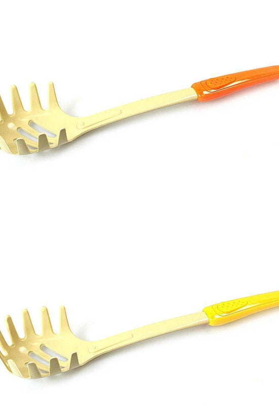 30cm Plastic Pasta Spaghetti Noodle Strainer Server Spoon Assorted Colors