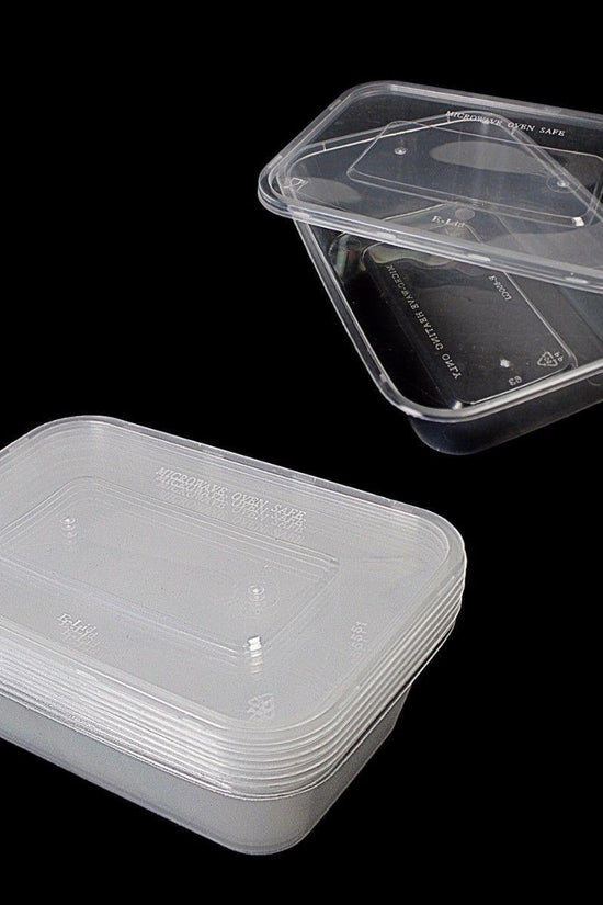 Durable Plastic Food Storage Containers Set of 4 1000ml each