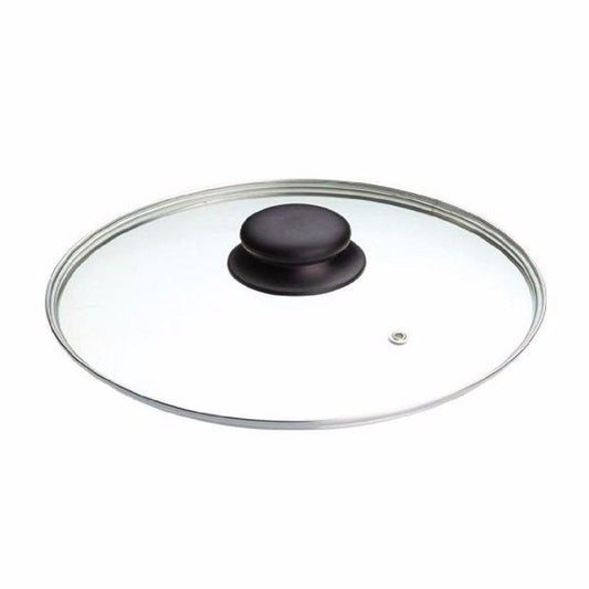 40cm Clear Glass Pan Lid Replacement Lid with HeatResistant Knob