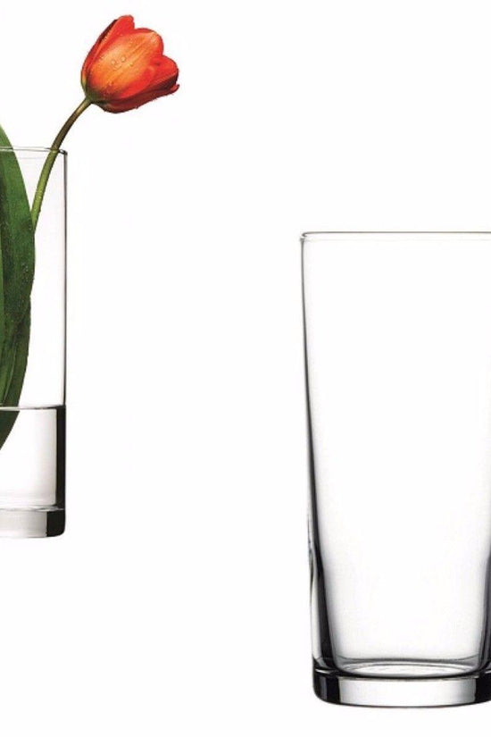 Versatile Clear Glass Flower Vase for Elegant Displays