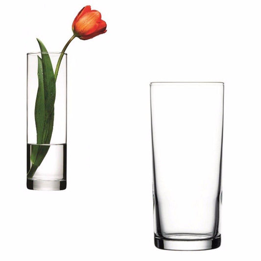 Versatile Clear Glass Flower Vase for Elegant Displays