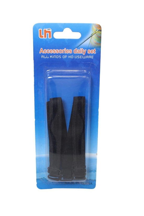 2Pack Assorted Colour Elastic Bra Straps Set