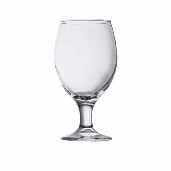 Premium Clear Glass Beer Glasses Set of 6