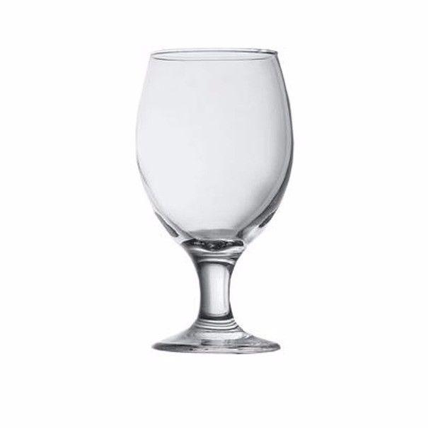Premium Clear Glass Beer Glasses Set of 6