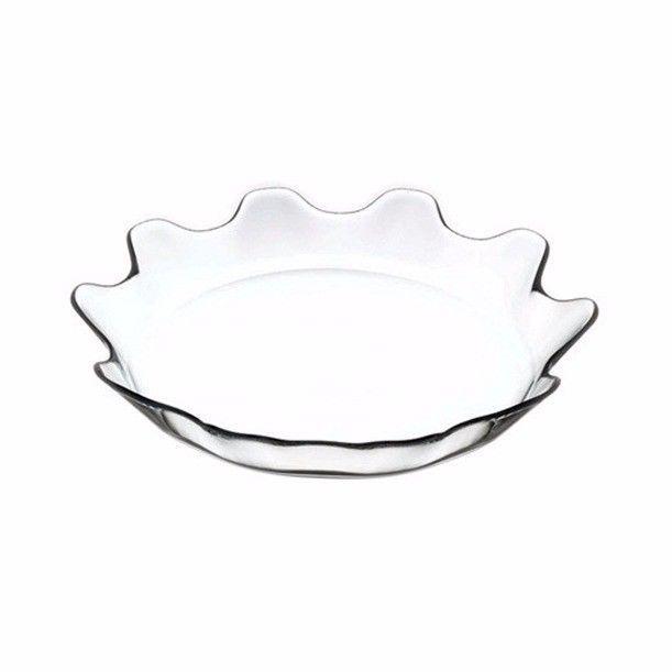 Elegant PB Patisserie Glass Fruit Serving Plate 32cm Diameter