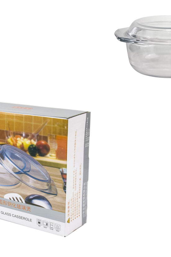 Durane 15L Tempered Glass Casserole Dish with Lid Premium Quality