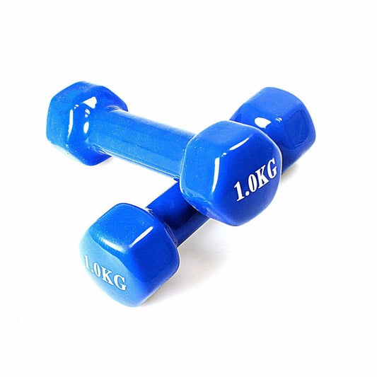 1kg Vinyl Fitness Dumbbell for Effective Home Workouts