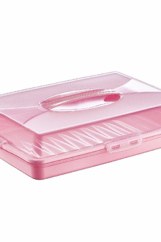 Premium Plastic Cake Pastry Party Tray Storage Box with Cover