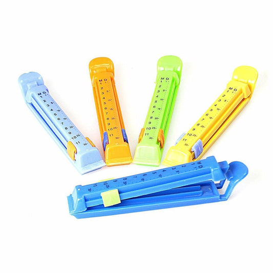 Durable Plastic Food Storage Bag Sealing Clips Pack of 4 12 cm