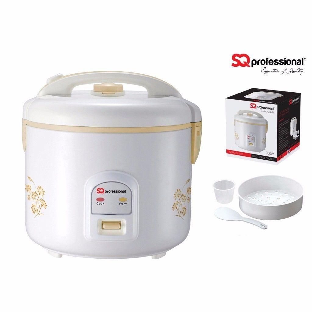 Sq Pro Deluxe 28L Electric Rice Cooker with Steaming Tray