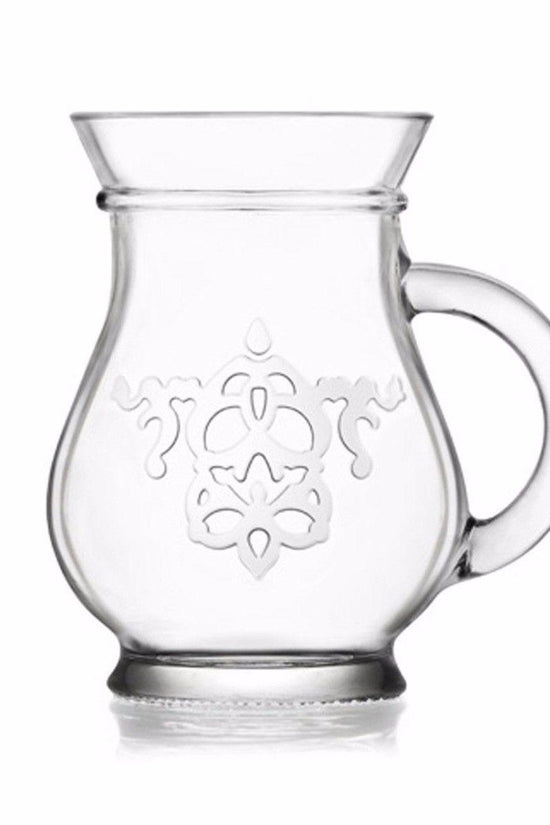 Elegant Patterned Glass Jug Set 330cc Pack of 2