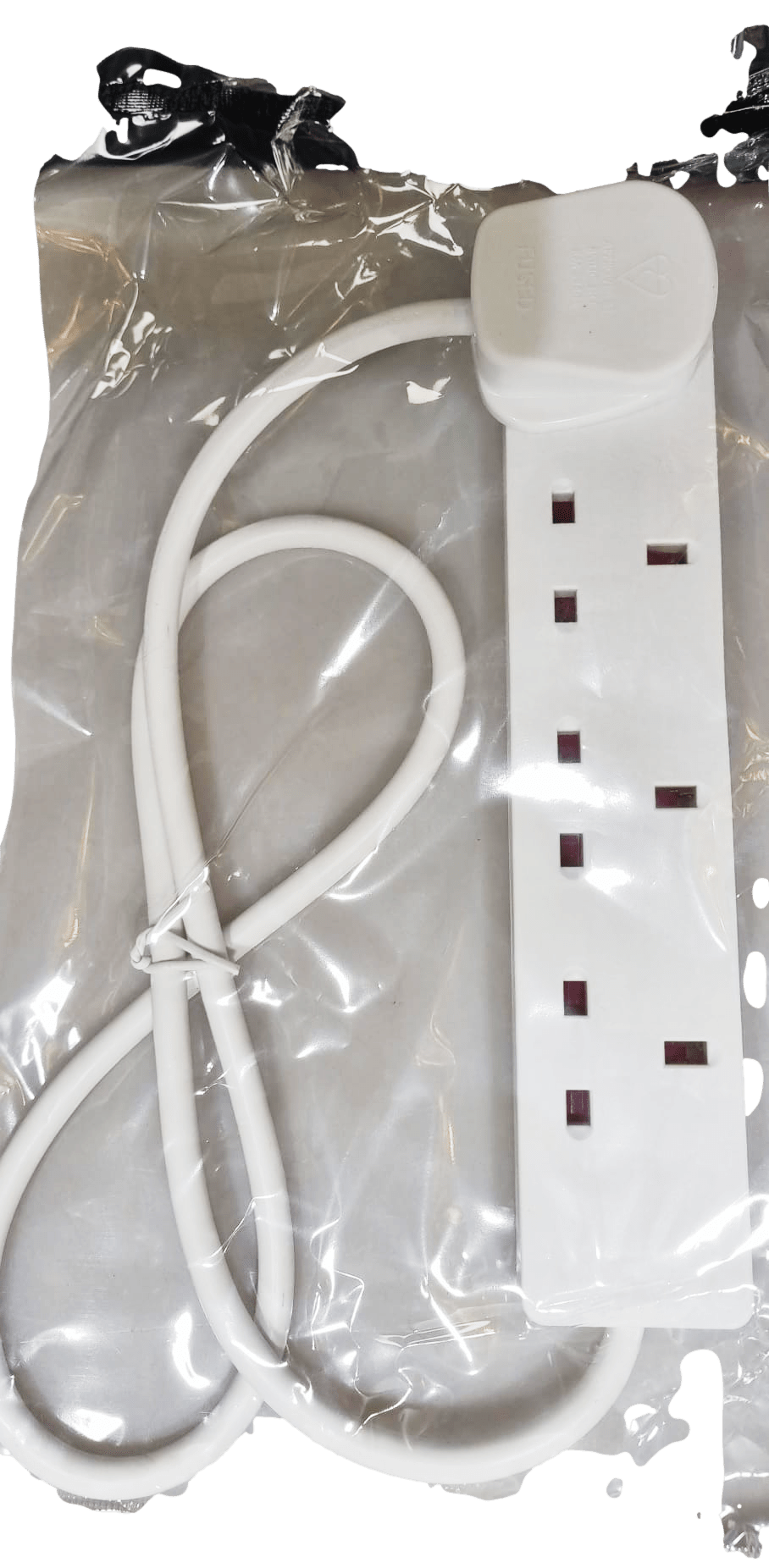 4 Way UK 3 Pin Plug Surge Protected Extension Lead Ultimate Power Solution